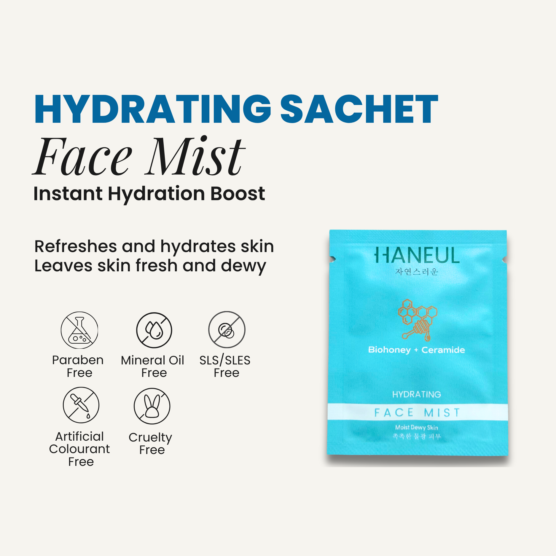 HANEUL Hydrating Face Mist Sachet 5ml