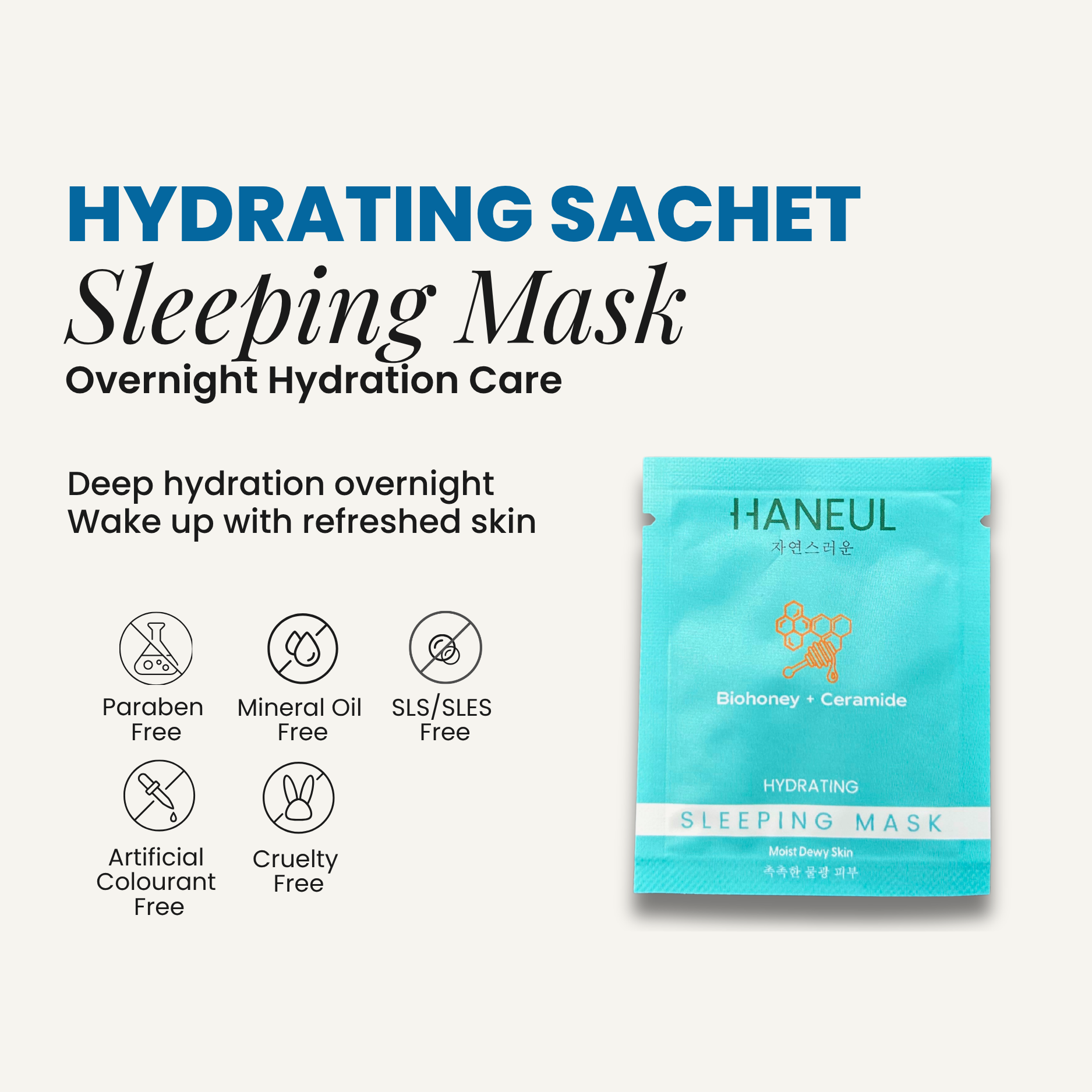 HANEUL Hydrating Sleeping Mask Sachet 3ml