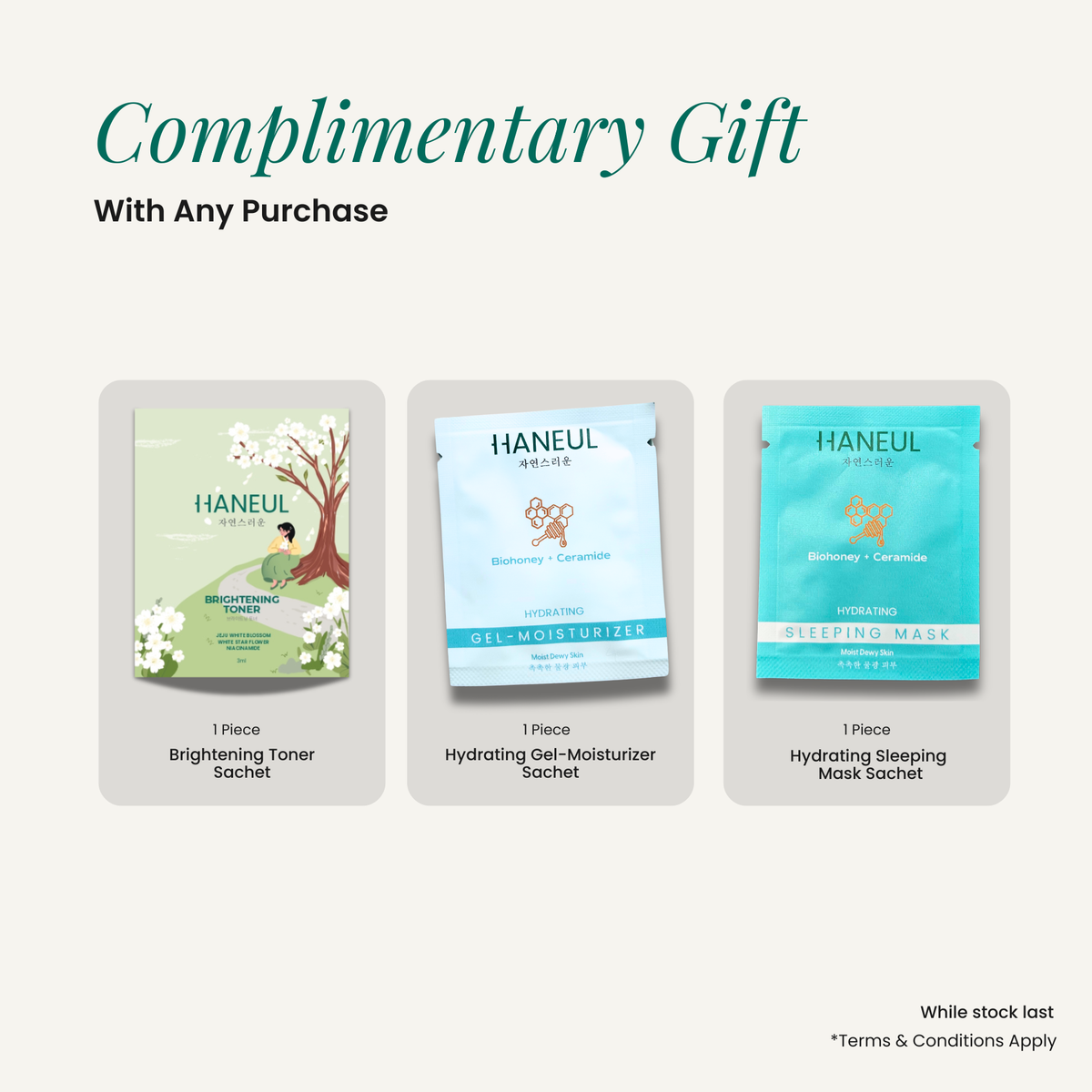 HANEUL Complimentary Gift Tier 1
