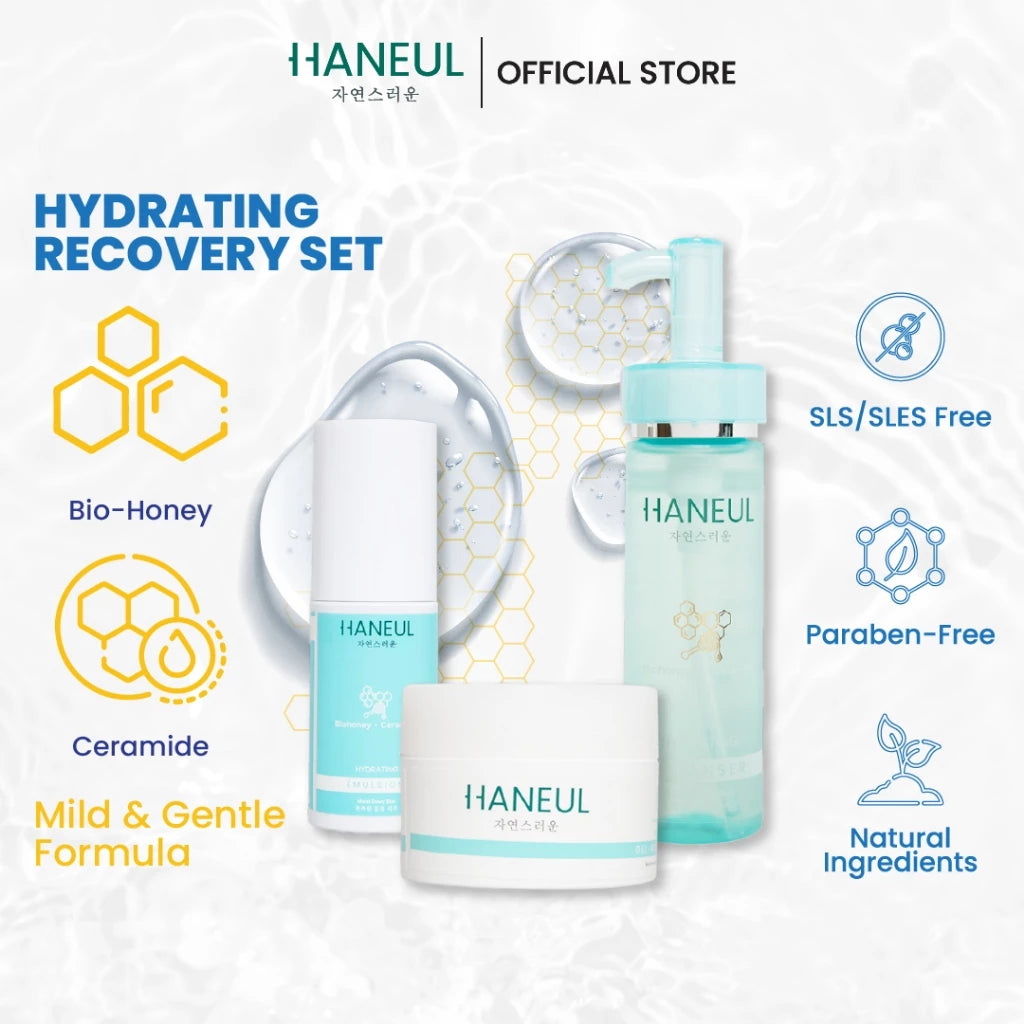 HANEUL Hydration Recovery Combo - Repairing, Soothing & Restoring the Barrier