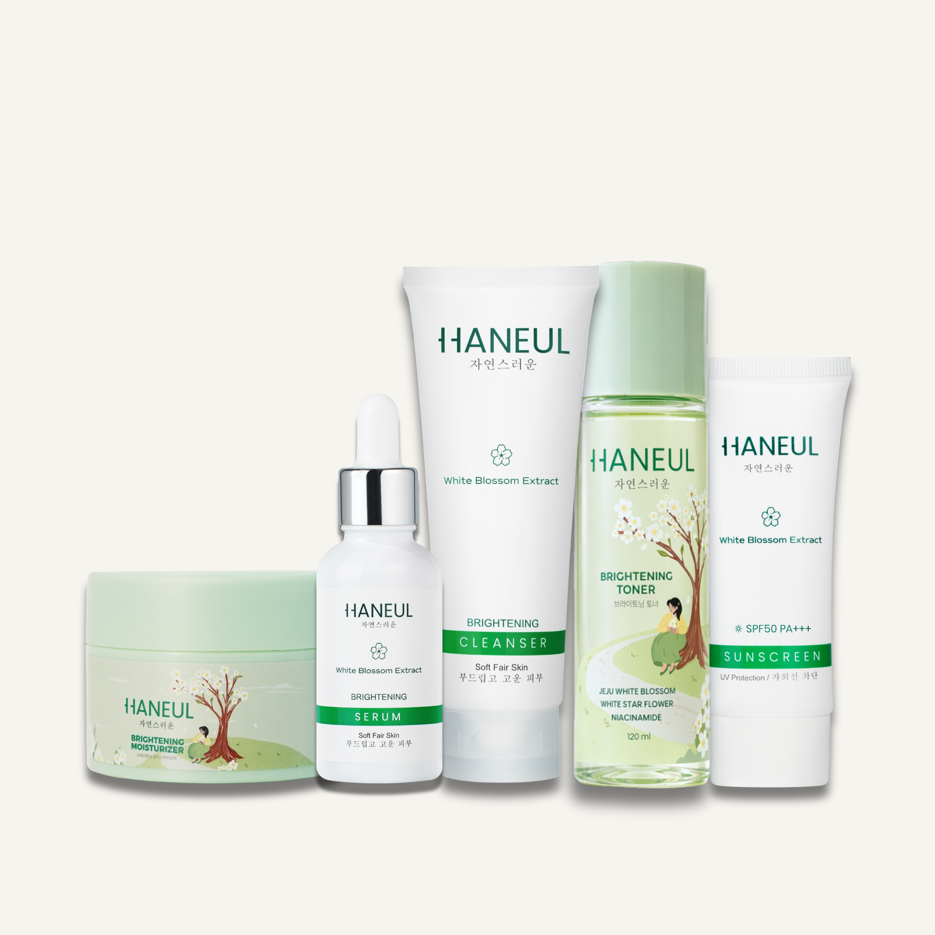 HANEUL White Blossom Brightening Set