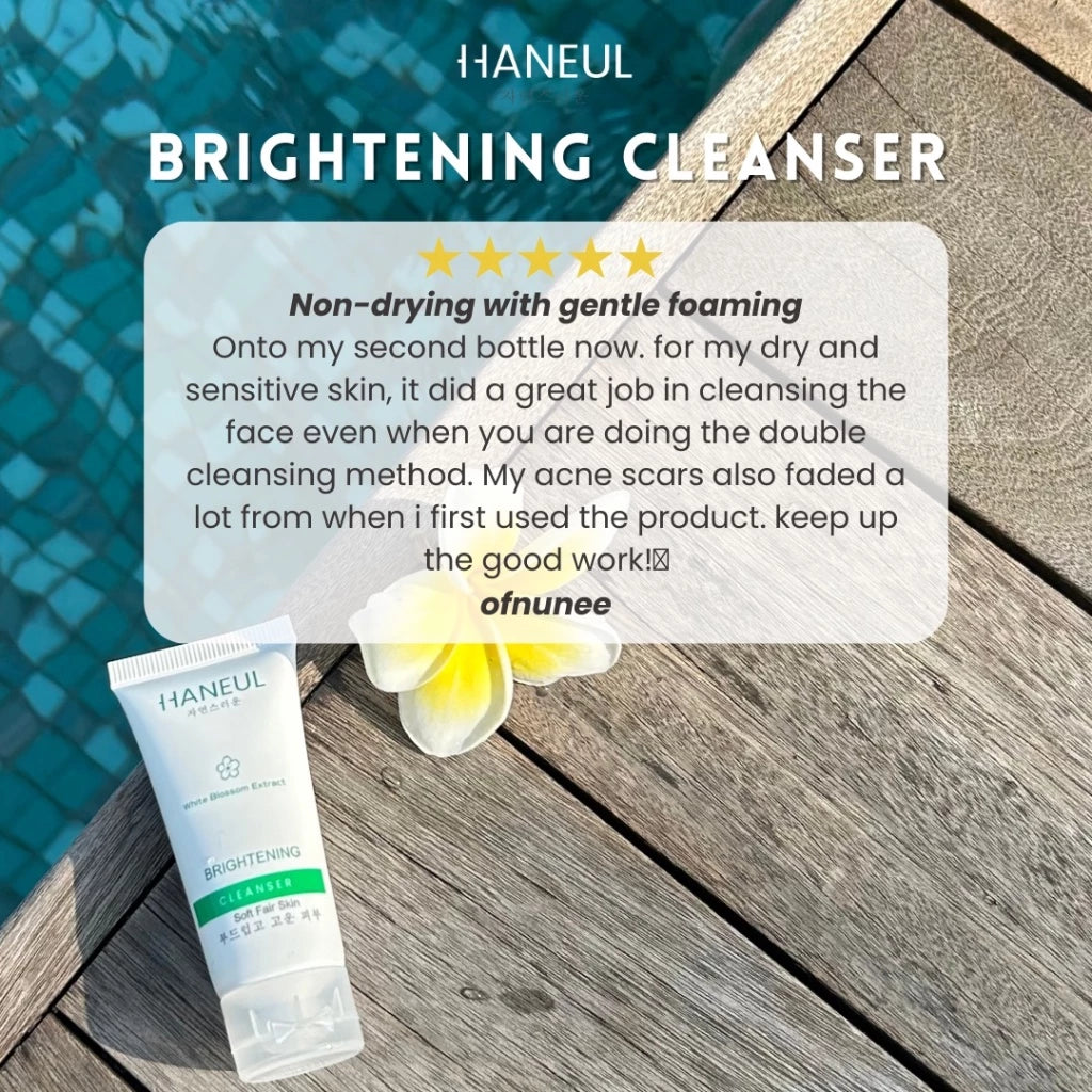 HANEUL Glimmer Travel Kit 2pcs (20ml Cleanser + 20ml Moisturiser)