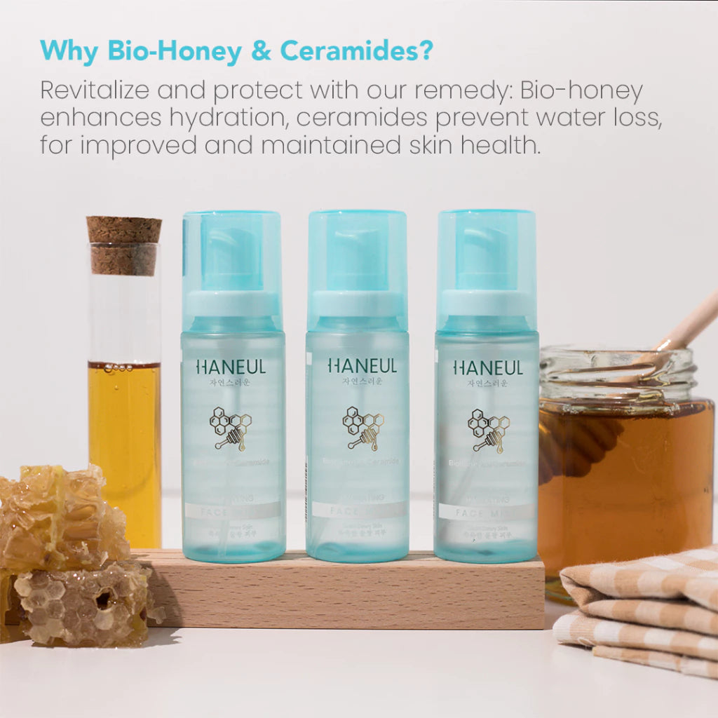 HANEUL Oil-Control & Glow Combo - Clarifies Skin, Calm Oiliness & Protect