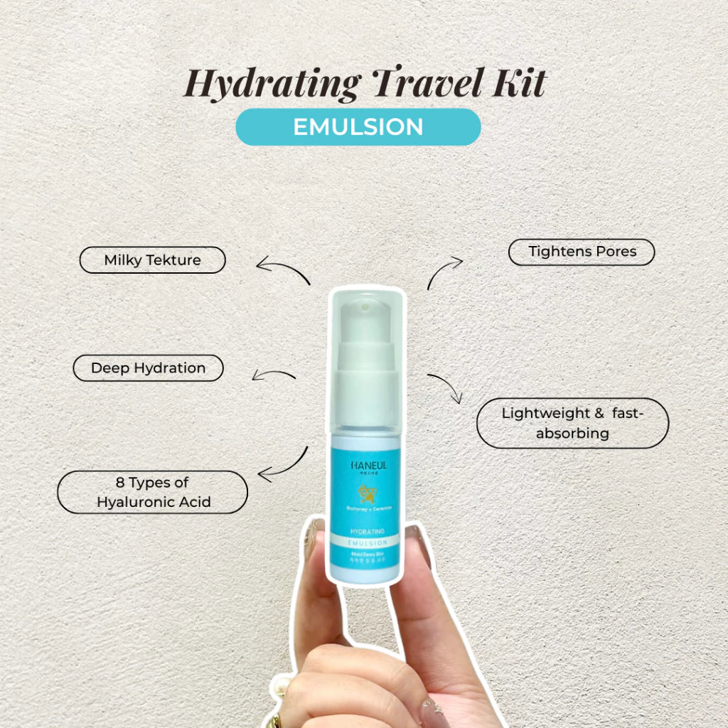 HANEUL Hydrating Breeze Travel Kit - 2pcs (Face Mist + Emulsion)