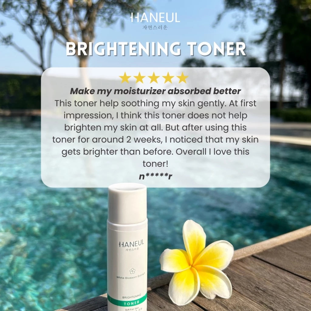 HANEUL Radiant Travel Kit 2pcs (20ml Cleanser + 15ml Toner)