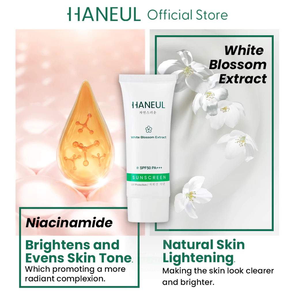 HANEUL Glow Shield Combo (Hydrating Gel-Moisturizer 45g & Brightening Sunscreen 30g)