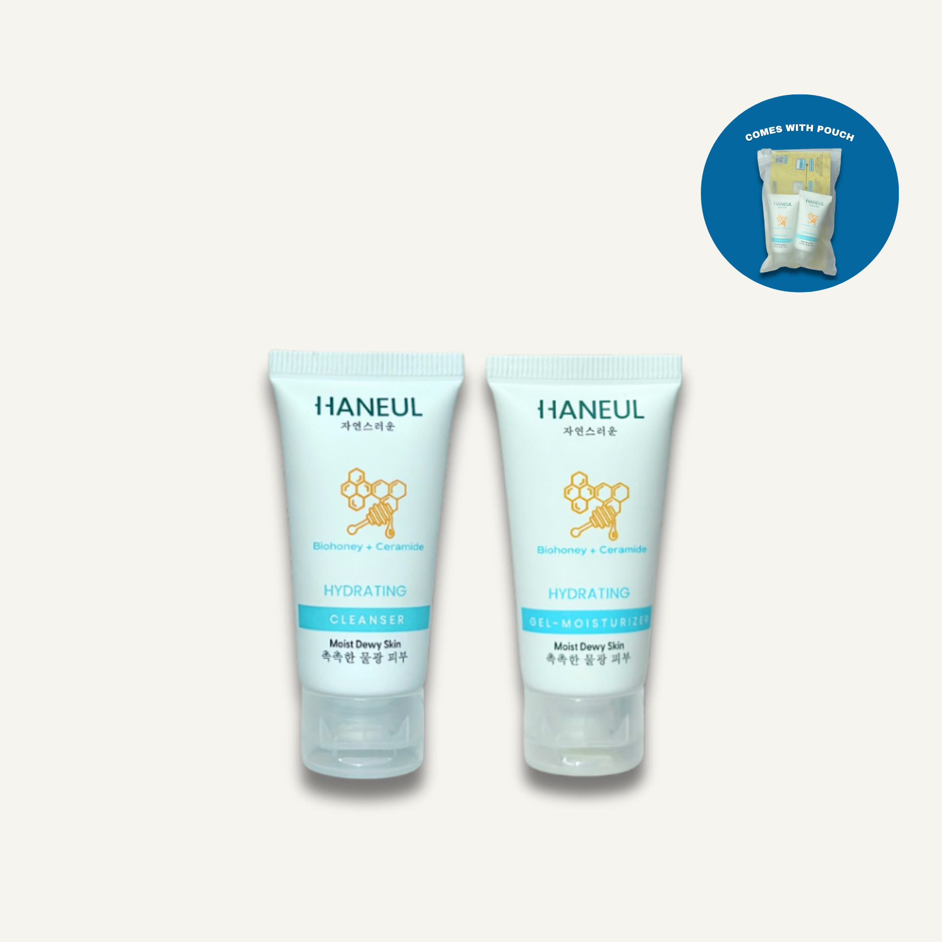 HANEUL Hydrating Fresh Travel Kit - 2pcs (15ml Cleanser + 10ml Moisturizer)