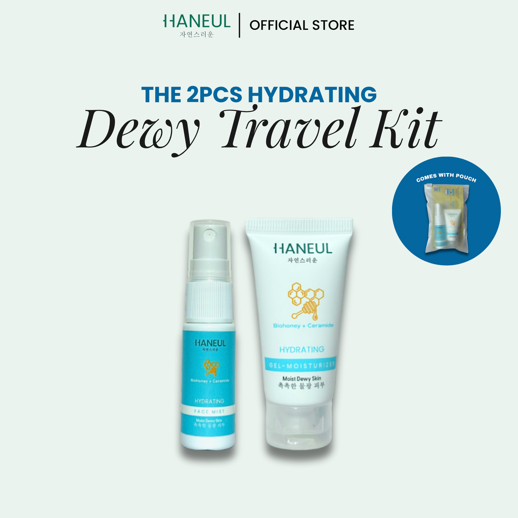 HANEUL Hydrating Dewy Travel Kit - 2pcs (15ml Face Mist + 10ml Moisturizer)
