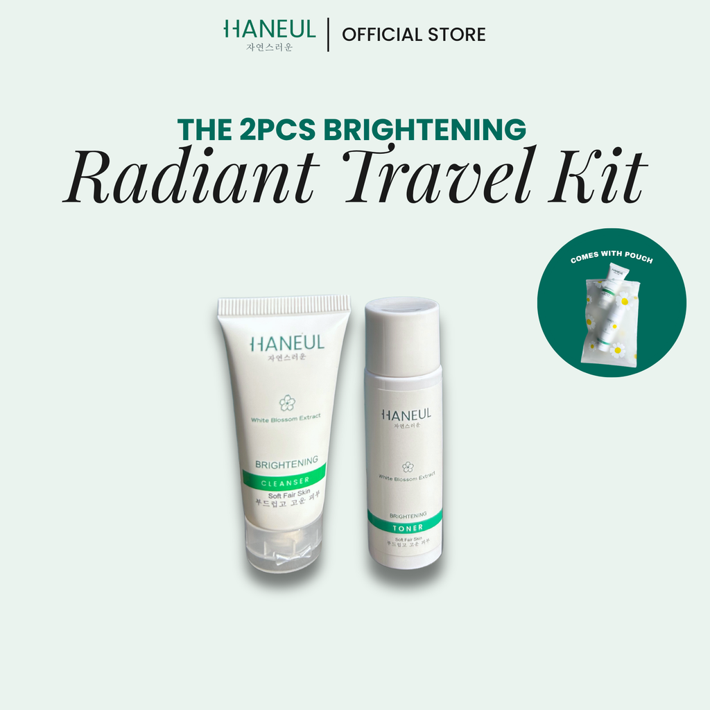 HANEUL Radiant Travel Kit 2pcs (20ml Cleanser + 15ml Toner)