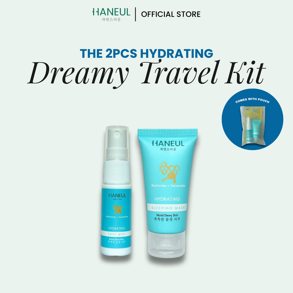 HANEUL Hydrating Dreamy Travel Kit - 2pcs (15ml Face Mist + 10ml Sleeping Mask)
